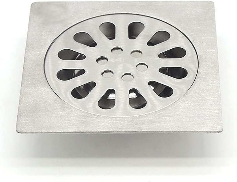 1pc Stainless Steel Floor Drain Shower Room Bathroom Balcony Sink Mop Pool Floor Drain (Size : D)