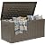 YITAHOME 260 Gallon Double-Wall Deck Box with Divider & Side Handles, Outdoor Large Storage for Patio Furniture Cushions, Garden Pool Accessories, Water Resistant & Lockable