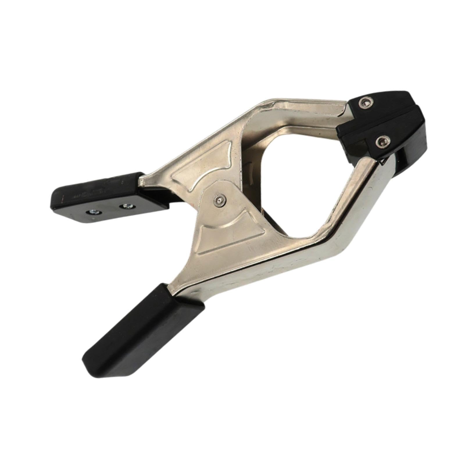 Generic Stainless Steel Spring Clamp Tent Clip Ergonomic Handle Gripper Non Slip Hand Clamp A Shaped Clip for Photography