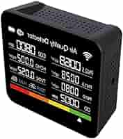 Amazon.co.jp: 空気質モニター 室内空気質メーター PM2.5 温度