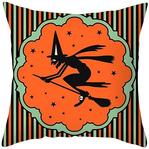 Chenlane Silk Pillow Cover For Couch Cushion Covers Chair Halloween, Oversized Indian Bright Smooth Thickened 50x50 cm, 1Pcs