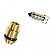 LatoYard Mikuni Super BN-Vergaser-Nadel und Ventil, passend für 38–46 mm quadratische Pumpe, für OEM 786–35015–23
