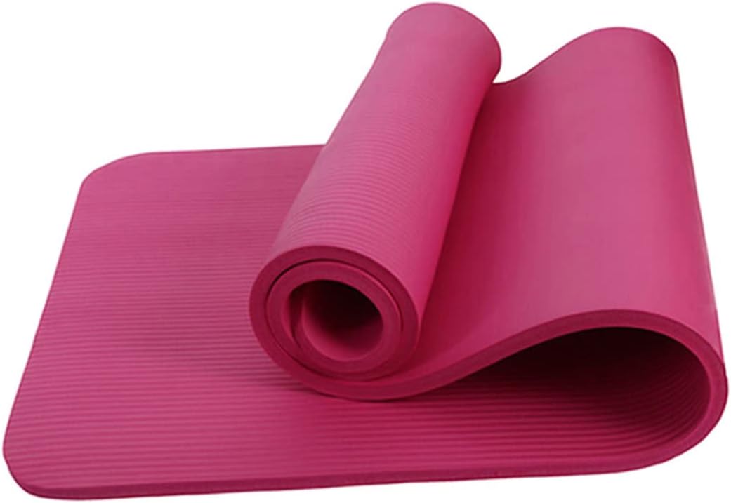 Mat for Exercise Extra Wide Yoga Mat Carrying Strap Thick Non-slip for Women
