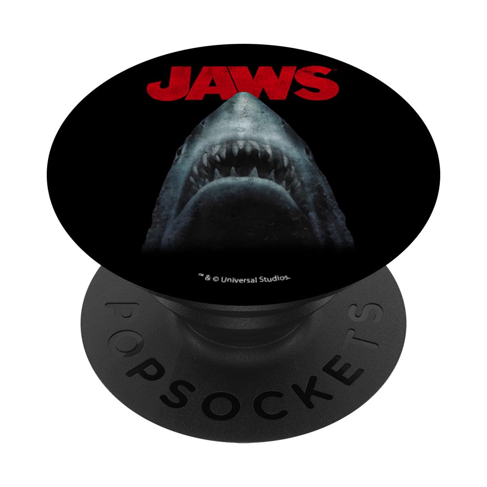 Jaws Shark In Dark Waters Classic Icon PopSockets Adhesive PopGrip