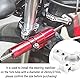 LONGHAO Lenkungsdämpfer Motorrad Stabilisator Montageset - Universal-Stoßdämpfer Mit Rohrschelle Zubehör - 26/27 Mm Lenkungsstabilisatorhalterung