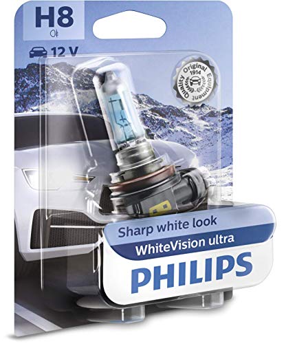 Philips WhiteVision ultra H8 lampe pour éclairage avant, blister de 1 Blanc