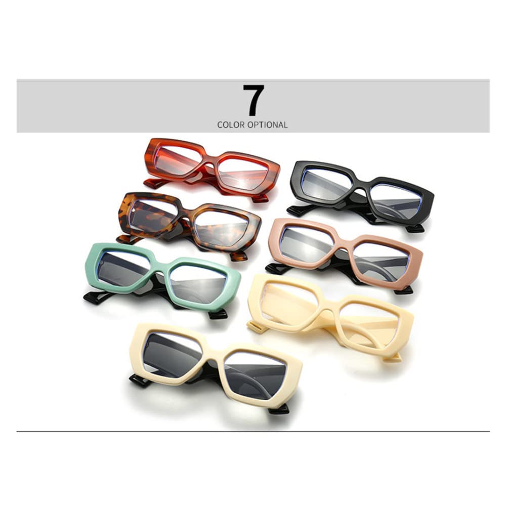 Okulary Kobiece Białe Czarne Okulary Ramki Okulary Dla Kobiet Vintage Square