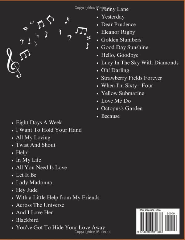 Miniatura 2 de Beatles Books For Kids 30 Songs with Guitar ChordsLyrics