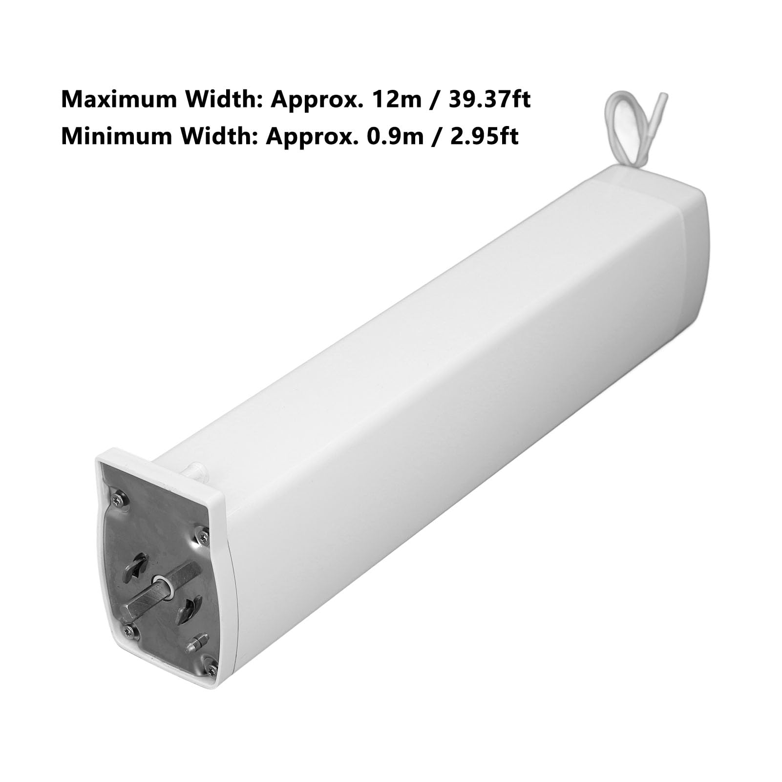 Fafeicy Motor de Cortina Inteligente con WiFi y Control Remoto de 433MHz, App y Control por Voz Compatible con Home para Cortinas Persianas Automáticas (Enchufe de la UE)