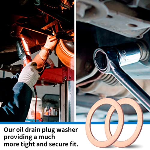 image for AOIT Front Differential Drain Plug Washer Gasket Fits for Toyota 4Runn