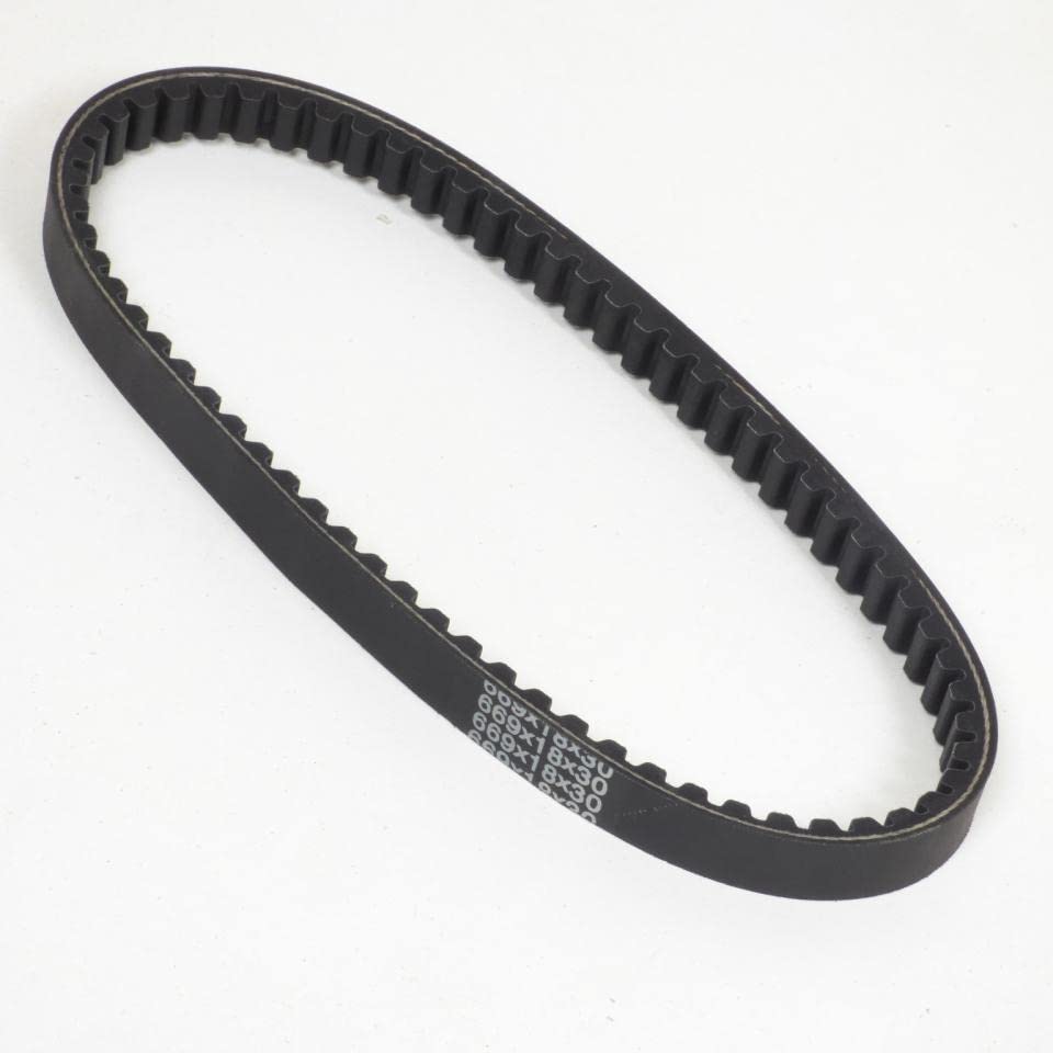 Courroie de transmission Teknix compatible avec Scooter TNT 50 ROMA 4T Après 2018 669x18x8.5mm / jante 10 pouces
