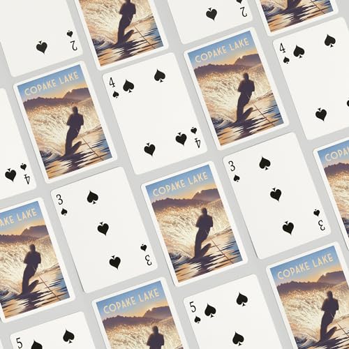 Baraja de 52 cartas tamaño póker Lantern Press miniatura 4