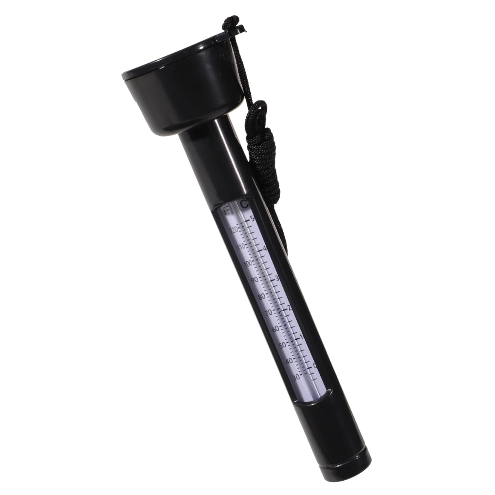 5 Pièces Thermomètre De Piscine Outil De Mesure De La Température De La Piscine Thermomètre Flottant Pour Plongée à Froid Outil De Mesure De La Température De L'eau Black Plastique Yardwe