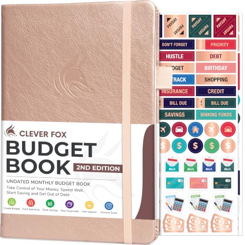 Clever Fox Budget Book 2.0 - Planificador financiero y cuaderno de...