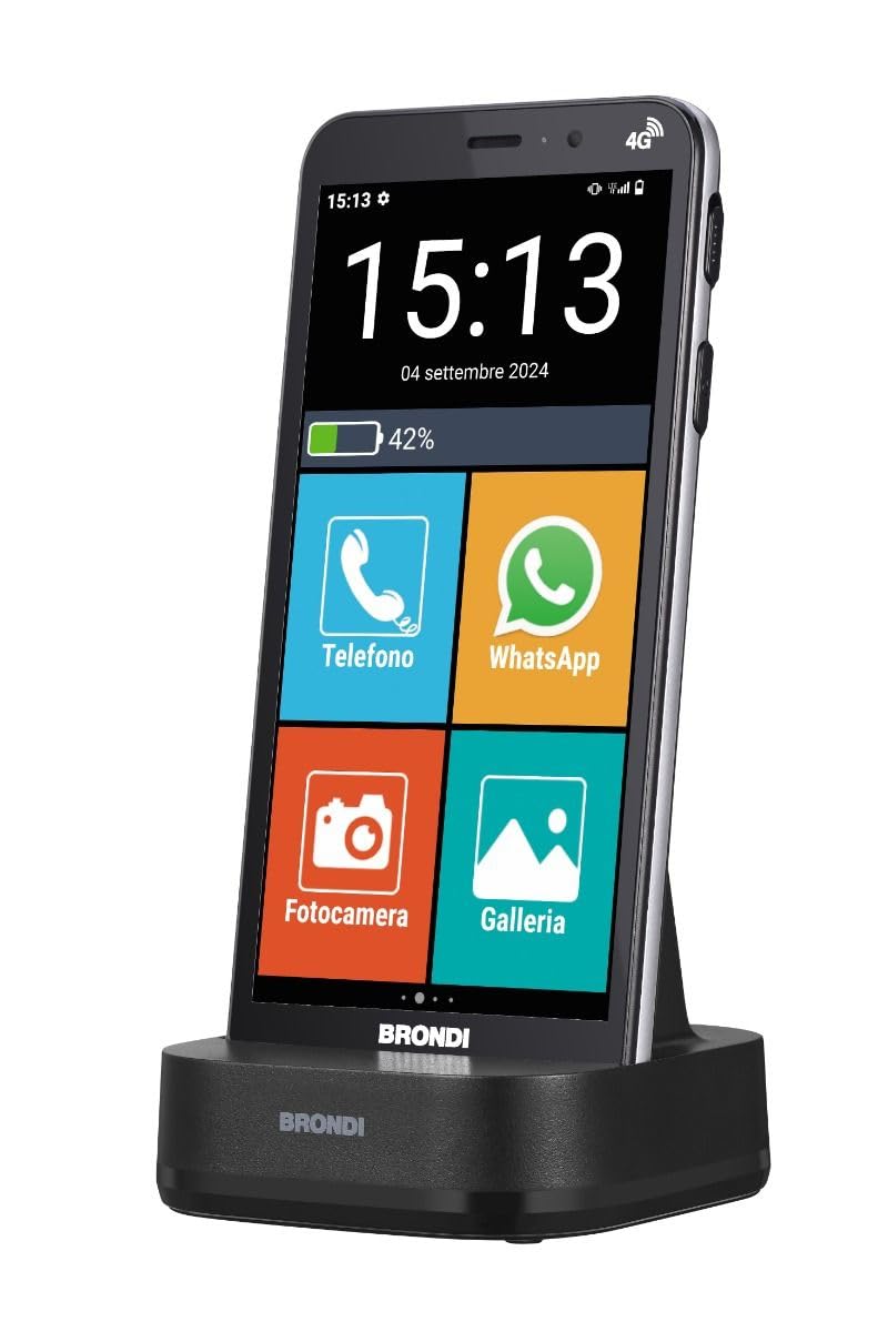 BRONDI Amico Vero 4G - Telefono cellulare Senior