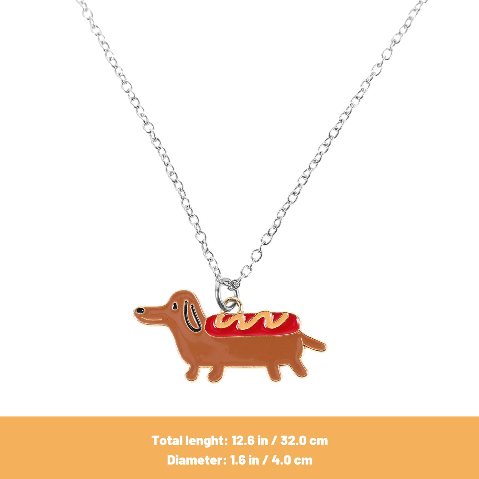 NOLITOY Alloy Dog Pendant Necklace for Men Chic Cartoon Design Durable and Elegant Pet Jewelry for Daily Wear and Special Occasions Unique present Idea for Dog Lovers