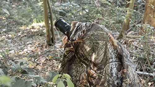 Loogu Camo Netting, Duck Blinds Cover, Quiet Mesh Net, Camouflage Netting Cover Army Military 59" W Mesh Fabric Cloth Material For Hunting Blind #TOP5
