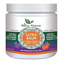 Daily Moisturizer 16 oz For Dry Itchy Skin, Psoriasis and Eczema, Contains Lanolin, Vitamins A, D & E, Aloe Vera, To Moisturize Face, Body, Dry Hands & Cracked Heels Lemon
