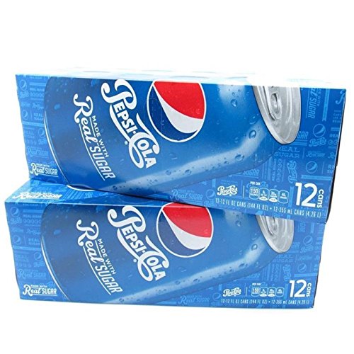 Pepsi-Cola made with real Sugar 24 x 355 ml