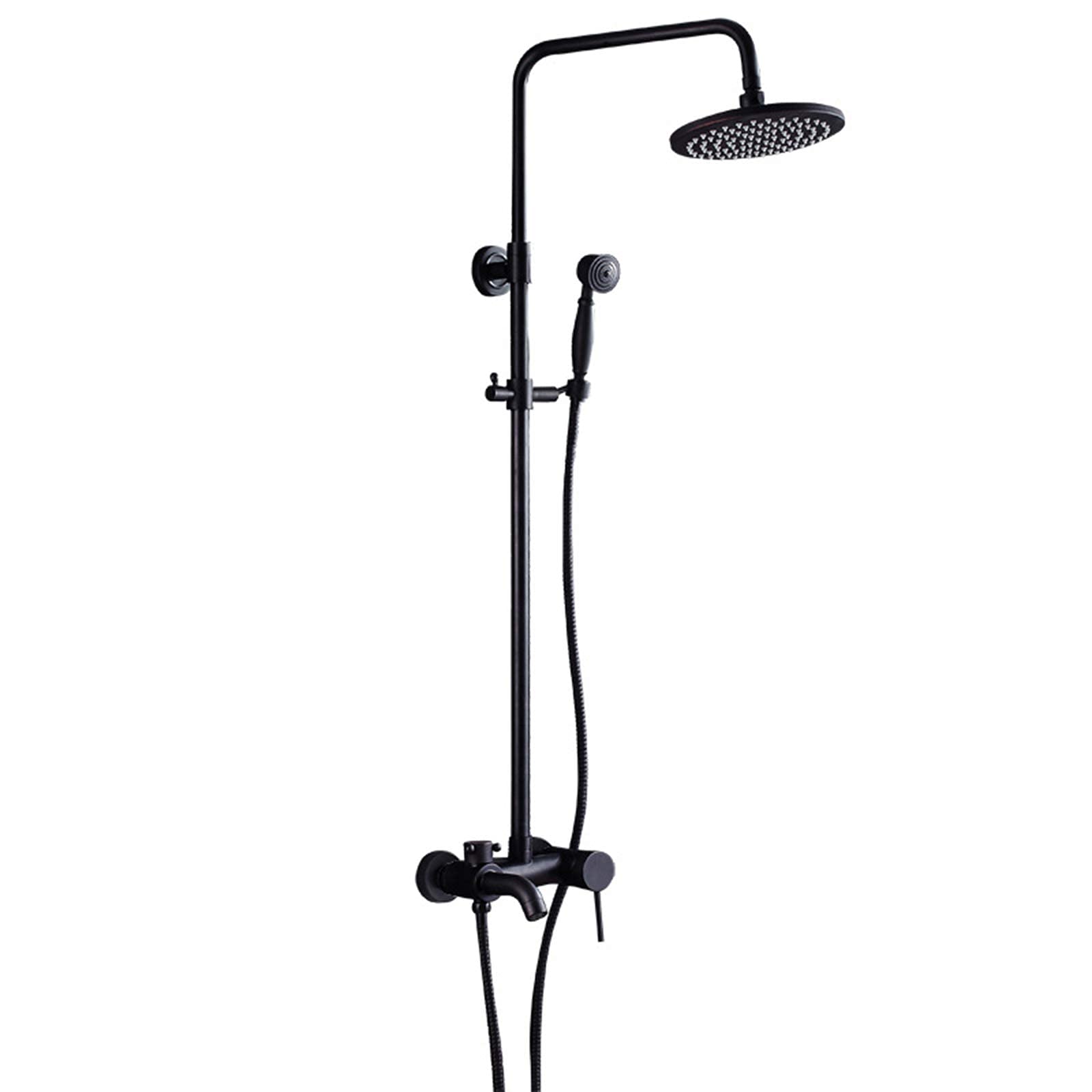 Ensemble combiné de douche anticalcaire LUNEZY en bronze noir pour rénover votre salle de bain