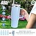 40oz - New Version Stainless Steel Vacuum Insulated Tumbler with Lid and Straw for Water, Smoothie and More, Iced Tea or Coffee (Sky Blue)