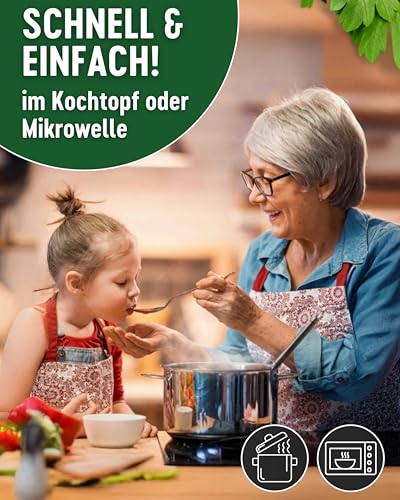 DREISTERN Fleischbällchen 540g I Mit Schweinefleisch & Champignons I Herzhafte Spezialität in recyclebarer Konservendose I Lange Haltbarkeit dank natürlicher Konservierung I Hausmacher Qualität