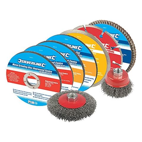 Silverline 12-Piece Cutting & Grinding Discs Kit Cover