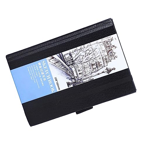 Watercolor Sketchbook,Watercolor Journal Acid Free Hard Cover Bookmark Ribbon Elastic Band Mixed Media Sketchbook for Adults Students