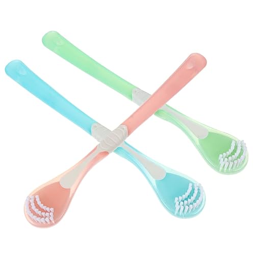 Miniatura 9 de Beavorty Cepillo de limpieza de lengua, raspador de lengua de metal resistente, raspador de lengua, raspador de lengua, limpiador de lengua