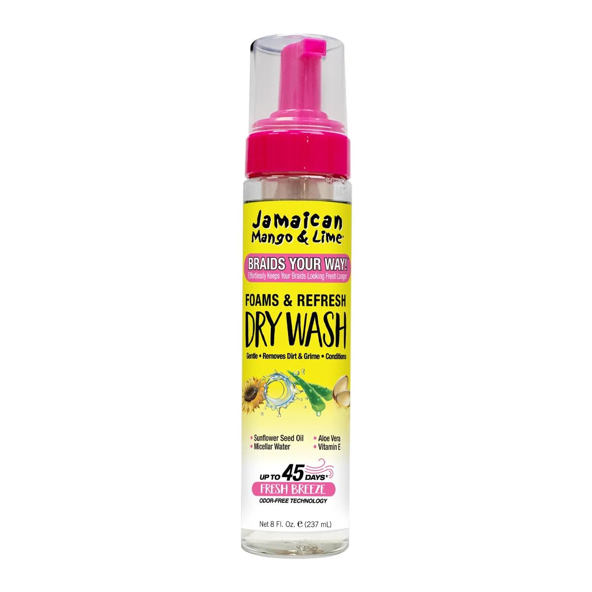 JM&L Braids Dry Wash Foam