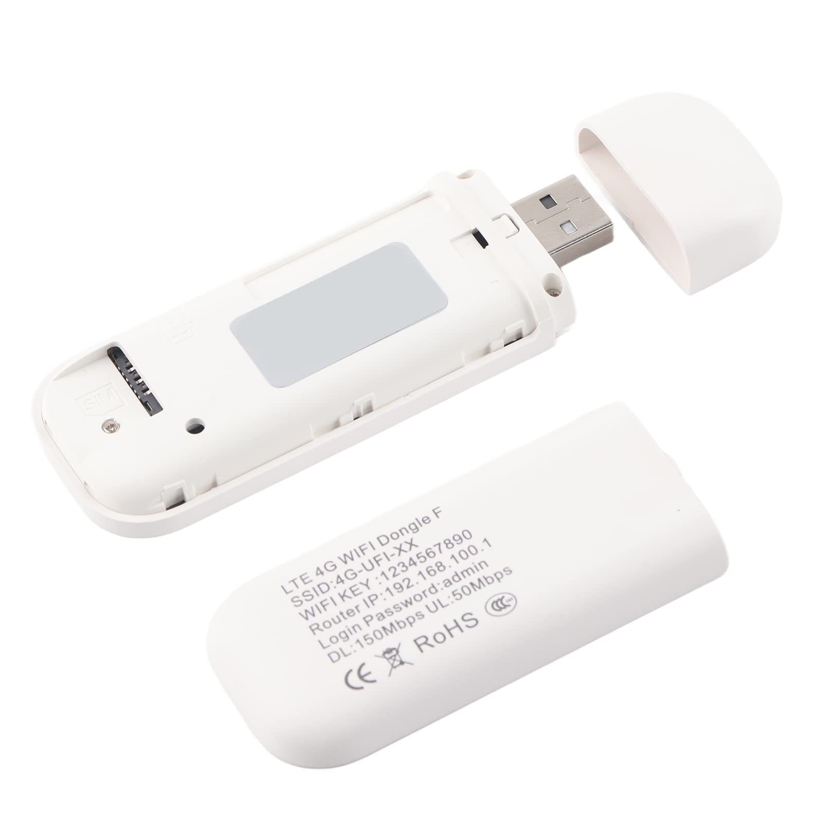 Hidyliu Adattatore di Rete Ad Alta velocità Router WiFi USB 4G LTE per Casa e Viaggio con connettività a 150 Mbps