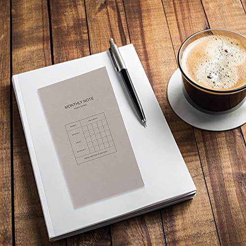 Yardwe 2 stks Maandelijkse Planner Notebook Wekelijkse Schema's Notebook Agenda Boek Journal Steno Memo Notepads… - Image 8