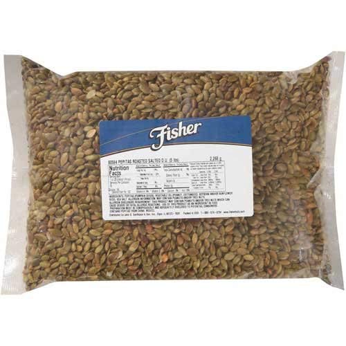 Seed, Pumpkin Whole Roasted Salted Shell Off Box Pepita, 11 Lb Case