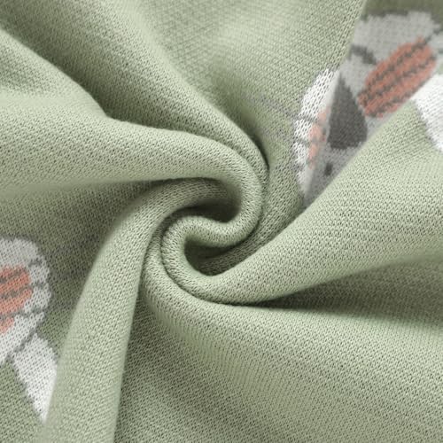Image of Hadetoto Baby Blankets for Boys and Girls | Newborn, Knitted Cotton, Swaddle Blankets, Neutral Crochet Receiving Blanket, 40 x 30 inches
