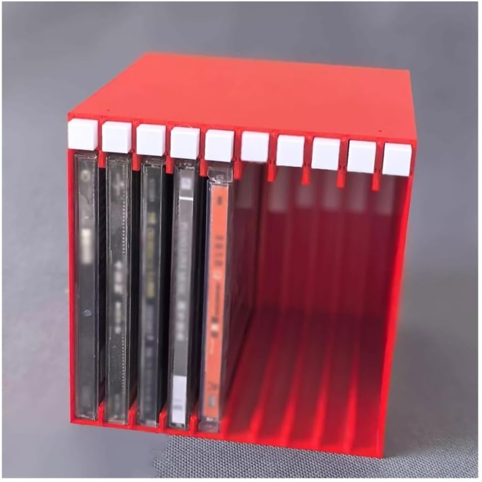 CD Storage Rack, Home PP Pop-up CD Record Storage Rack Display Holder Up to 10 Albums