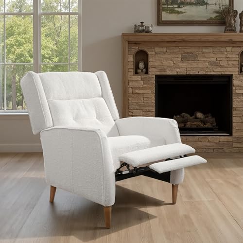 Sillón Reclinable Ajustable Blanco miniatura 2