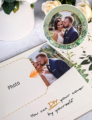 Image of molekaus Wedding Guest Book Hardcover 8 inch x 10 inch,100 Pages