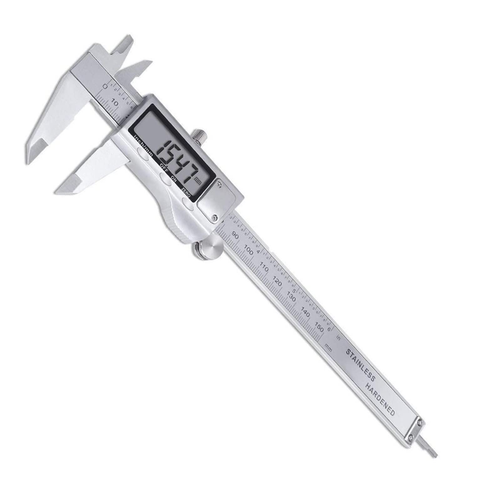 Vernier Calipers Metal Digital 0-150mm 6" Stainless Steel Pachometer Digital Vernier Caliper Stahngel Gauge Pachymeter Depth Vernier Caliper Vernier Calipers GuShe