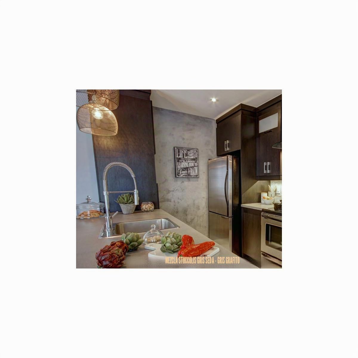 Kit Estuco Veneciano Decorativo Interior - STUCCOLIS 7 m² Marfil Crema | Kit Completo, Uso Interior, Yeso, Cemento, Hormigón, Efecto Transparencia, Limpieza con Agua - Arcane Industries