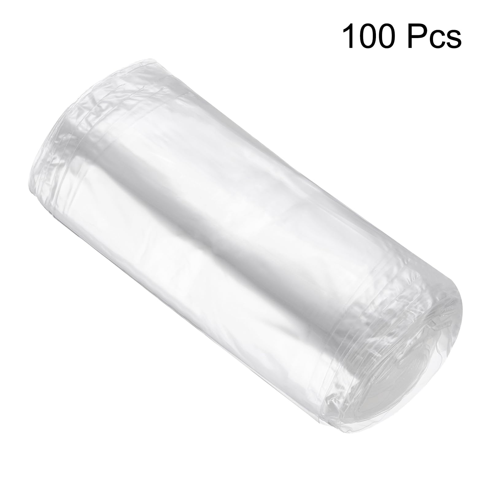 sourcing map Lot de 100 sacs thermorétractables POF 19,1 x 11,9 cm pour emballer chaussures, bougies, cadeaux, projets de bricolage