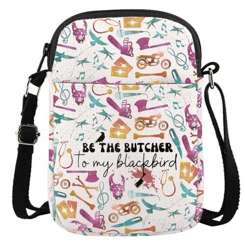 Dark Romance Gift BW Book Series Gift Be The Butcher To My Black Bird Bookish Crossbody Bag
