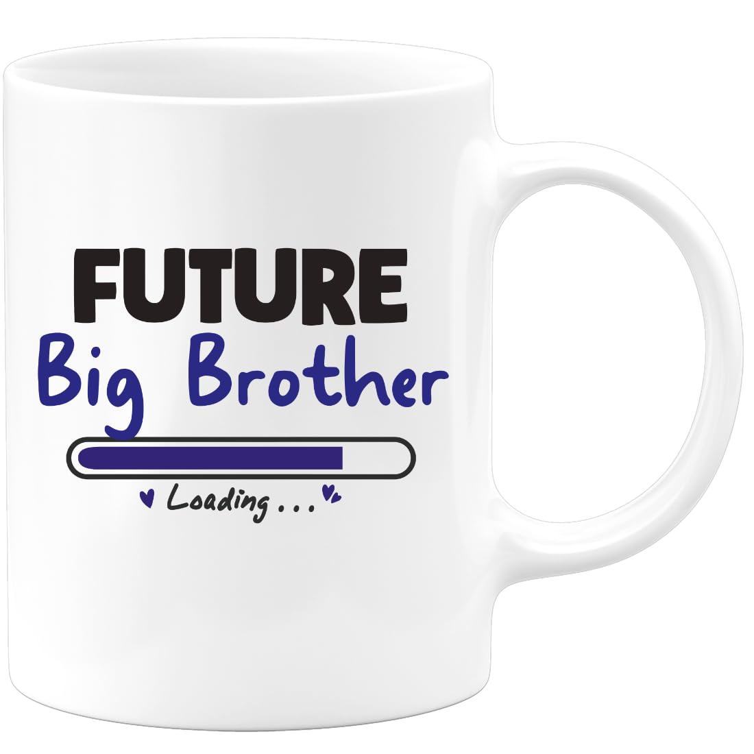 quotedazur - Mug Future Big Brother - Special Baby Announcement (Loading...) - Cute Sibling Announcement Gift, Fun Baby Reveal for New Parents, Family Celebration, Idea