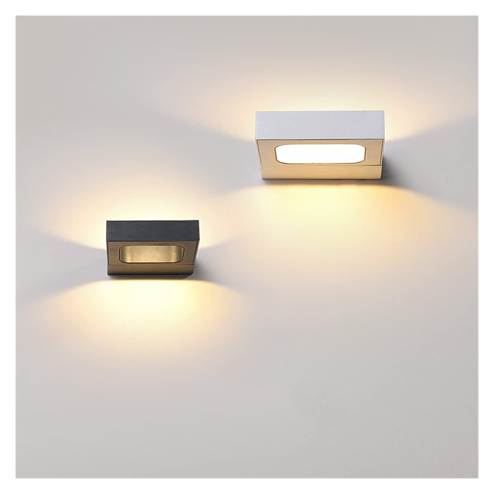VDOQTLJT Wall lamp Bedroom Bedside Lamp Modern Simple Light Luxury Living Room Background - Staircase Sconce(White 13cm,White light)