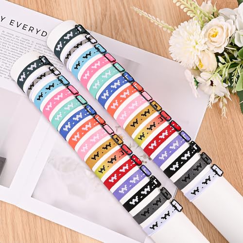 30PCS WWJD Bracelet Pack for Women Men, Christian Jesus Wristbands Gifts, W.W.J.D Adjustable Bracelets What Would Jesus Do Bracelet4