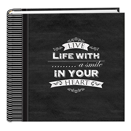 Pioneer Photo Albums 200-Pocket Chalkboard Smile inches Theme Photo Album for 4 x 6 inches Prints, Material
