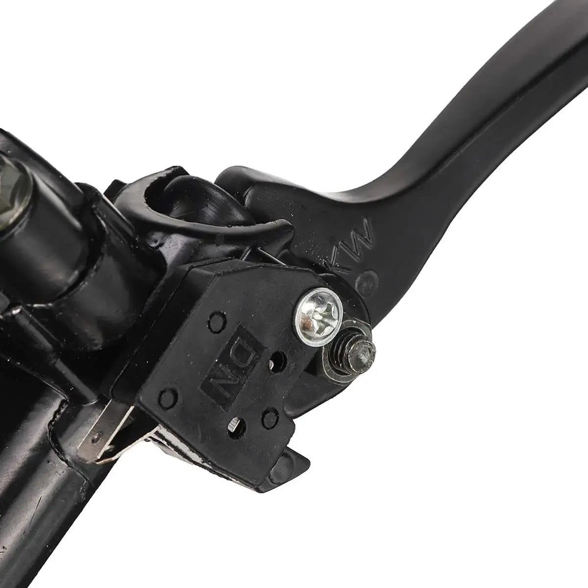 Leva Frizione Freno Moto 7/8 "22mm Moto Anteriore Cilindro Maestro Leva Freno Destra per 50cc 125cc 150cc 250cc Dirt Pit Bike Scooter Manubrio Freno Frizione Leve