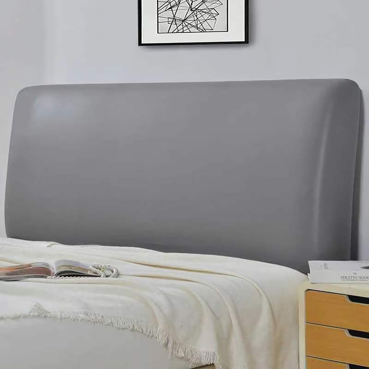 Copritestiera Elastico WINS - Rivestimento Protettivo E Decorativo Per Testiere Letto Singolo/matrimoniale - Foto 4