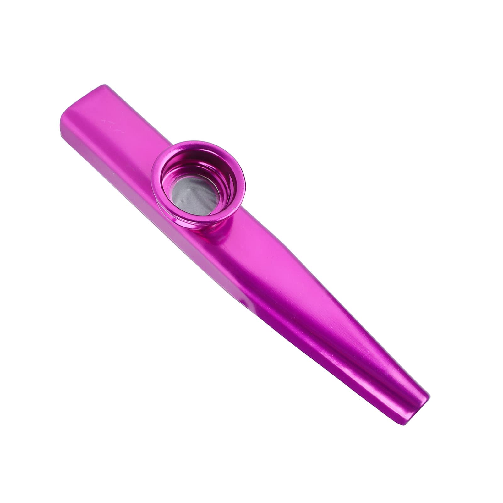 Acouto Metal Kazoos With Flute Diaphragms - Metal Aluminum Lightweight Portable Guitar Partner Flute Musical Instrument - Good