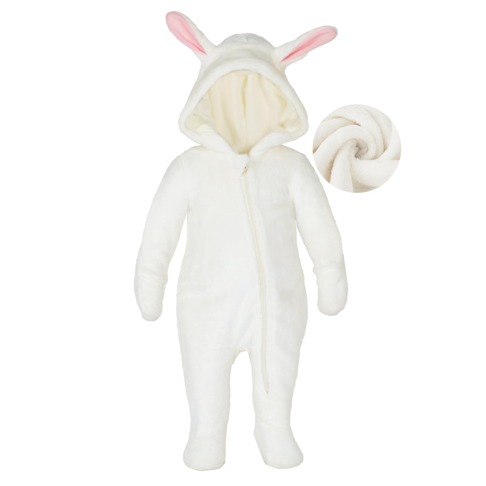 SosomiBaby Boys Girls Winter Snowsuit Toddler Infant Clothes Newborn Sonw Suits for Babies Romper Hooded Footie 3M-24M