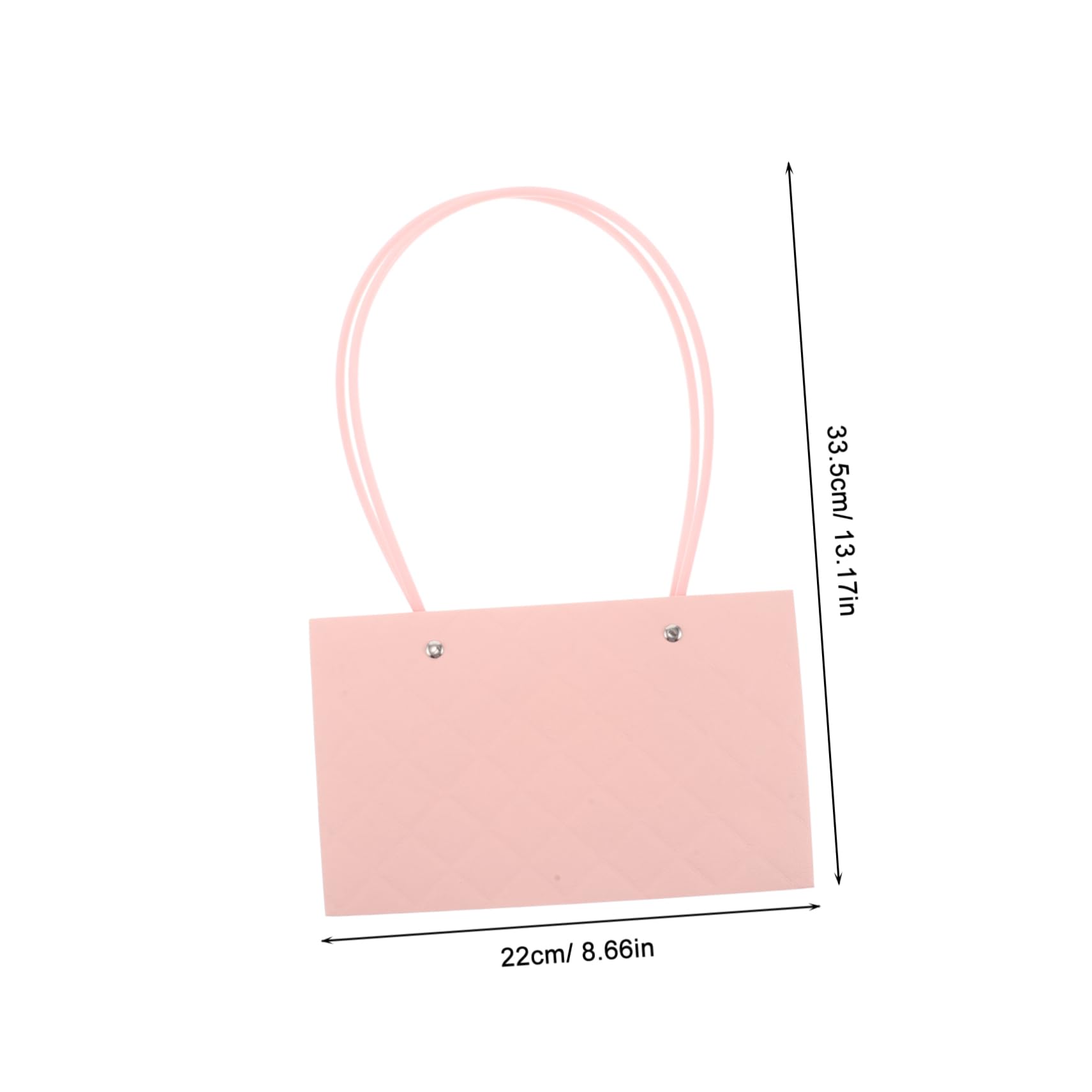 Zerodeko 10stücke Blumenstraußtüten Aus Kraftpapier Mit Griff Blumenverpackungshalter Geschenktüten Für Floristenbedarf Korb Abschlussfeier Hochzeitsgeschenk
